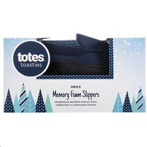 Totes Toasties Memory Foam Slippers - Loafer Style - Extra Large (11-12)